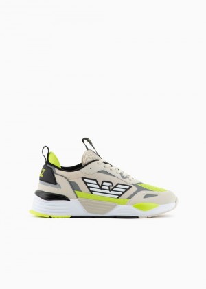 Emporio Armani Ace Runner Sneakers Bej Rengi | EA7-SN59748