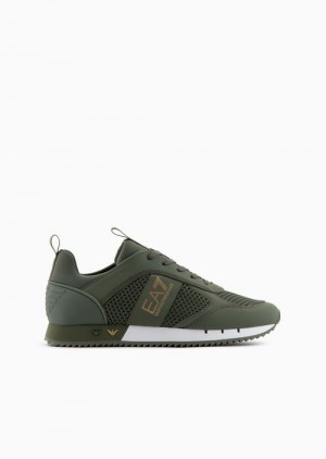 Emporio Armani Black & White Sneakers Siyah | EA7-SN60094