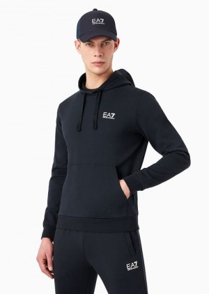 Emporio Armani Core Identity Kukuletalı Sweatshirt Beyaz | EA7-SN59988