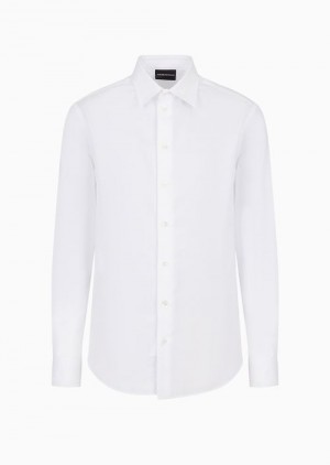 Emporio Armani Geometric Jacquard Shirt Siyah | EA-SN57921