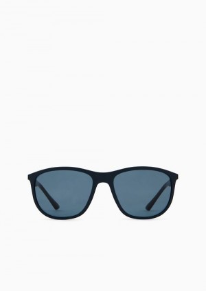 Emporio Armani Men’s Pillow Glasses Siyah | EA-SN59442