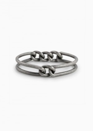 Emporio Armani Stainless Steel Bangle Bracelet Gümüş | EA-SN59207